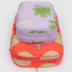 BAGGU Large Nylon Packing Cube Set- Japanese Produce